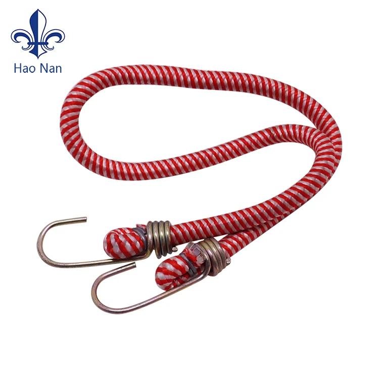 Высококачественный цветной эластичный шнур с J-образным крючком с логотипом на заказ