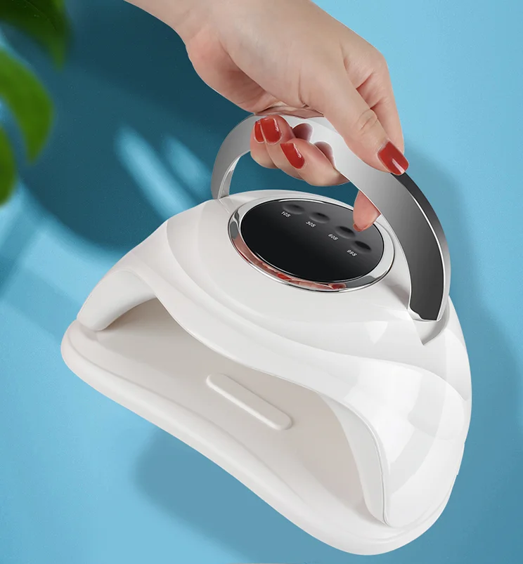 
168W Gel Nail Lamp 42PCS Smart Sensor LED UV Nail Dryer for Gel Polish Curing with 4 Time Setting Faster Portable Nail Curing 
