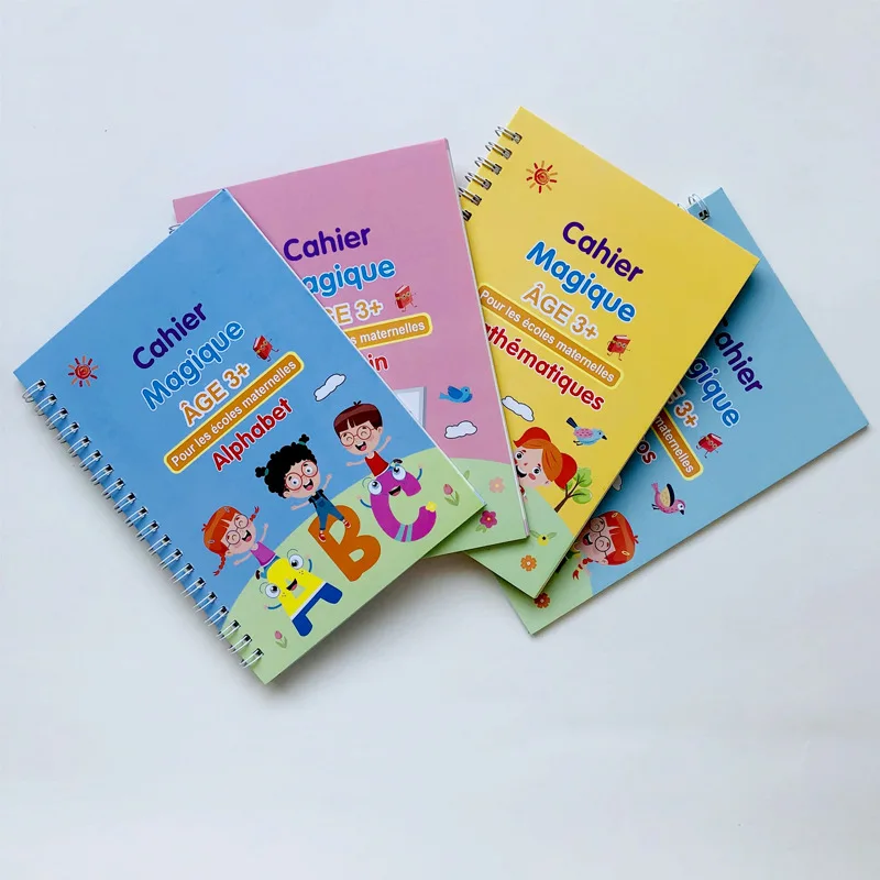 Children Reusable Magic Practice Book English Language Hand Writing Copybook Tracing Book for Kids