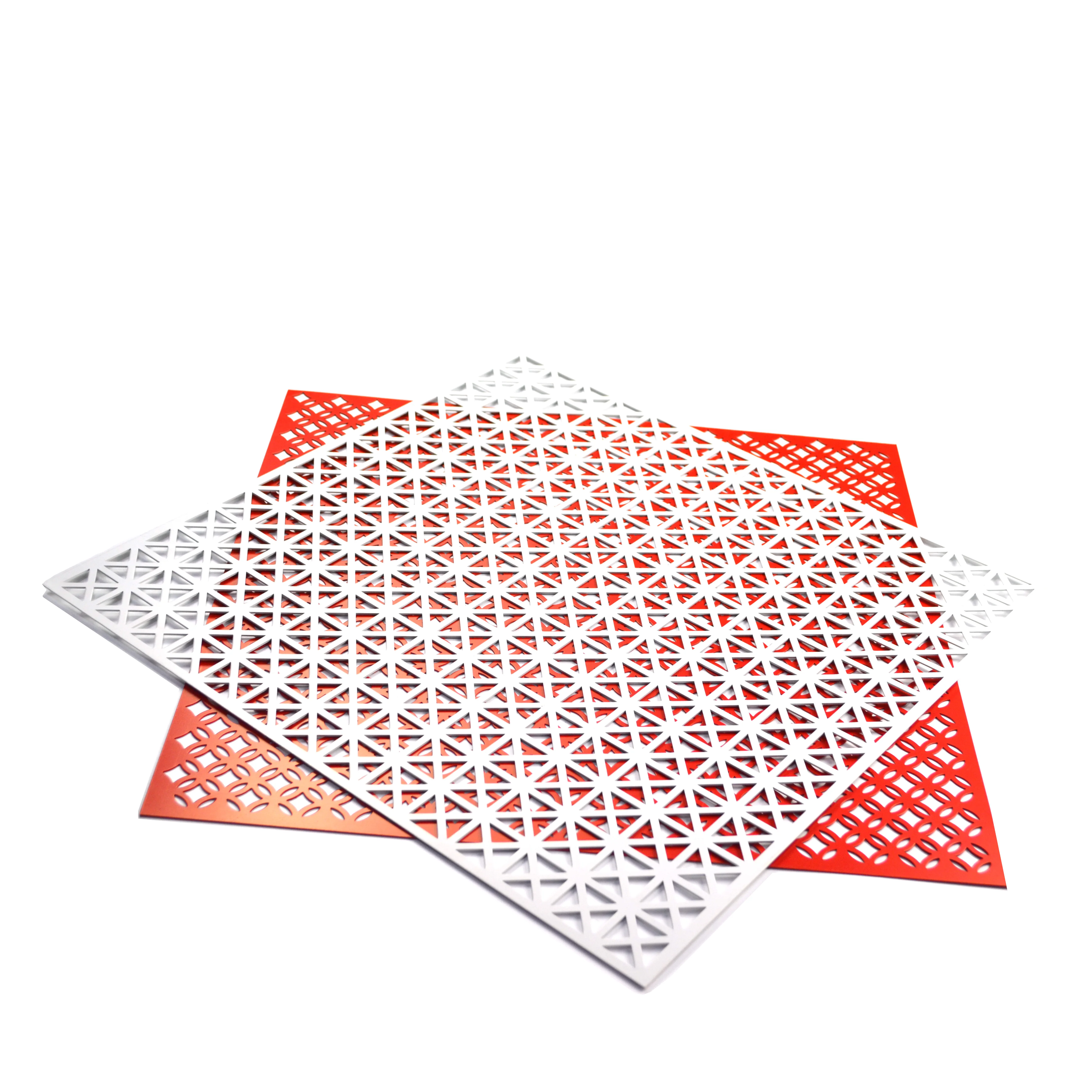 Decorative special hole pattern perforated metal sheet