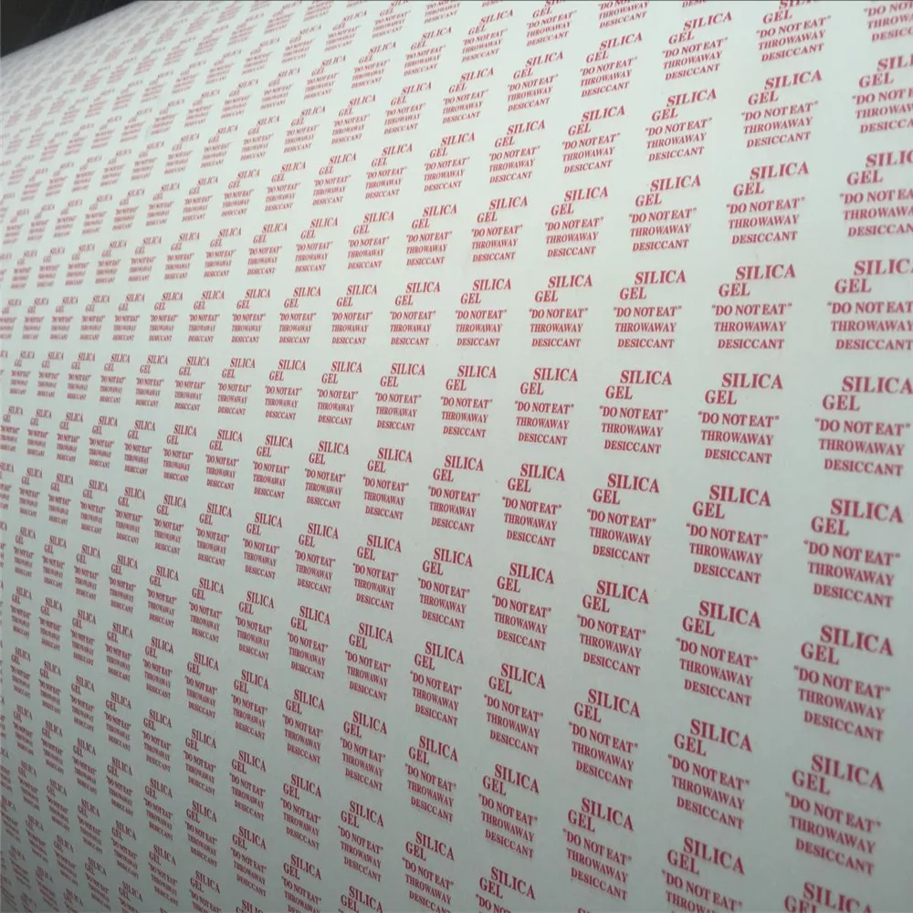 Super Dry Desiccant Paper Roll, Silica Gel Paper With Printing Logo