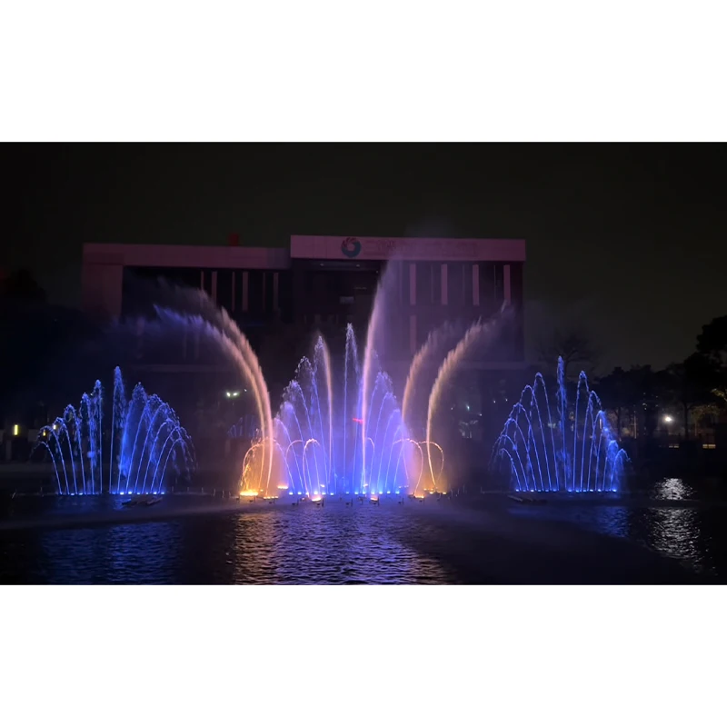New Attractive Laser Projector Outdoor Water Dancing Musical Fountain