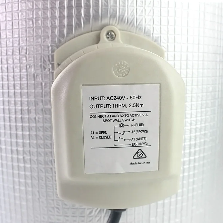Motorized Volume Control Air Damper for Duct