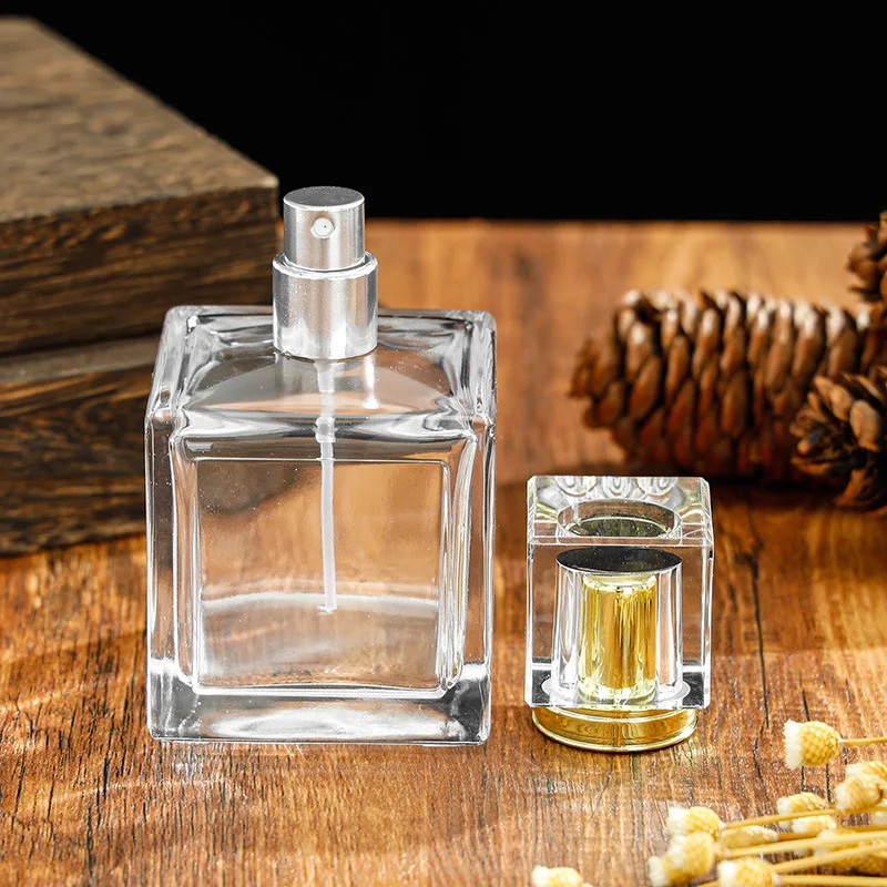 Luxury Personalized Custom Mini Shaped Spray Sample 30Ml 50Ml 100Ml Glass Perfume Bottles
