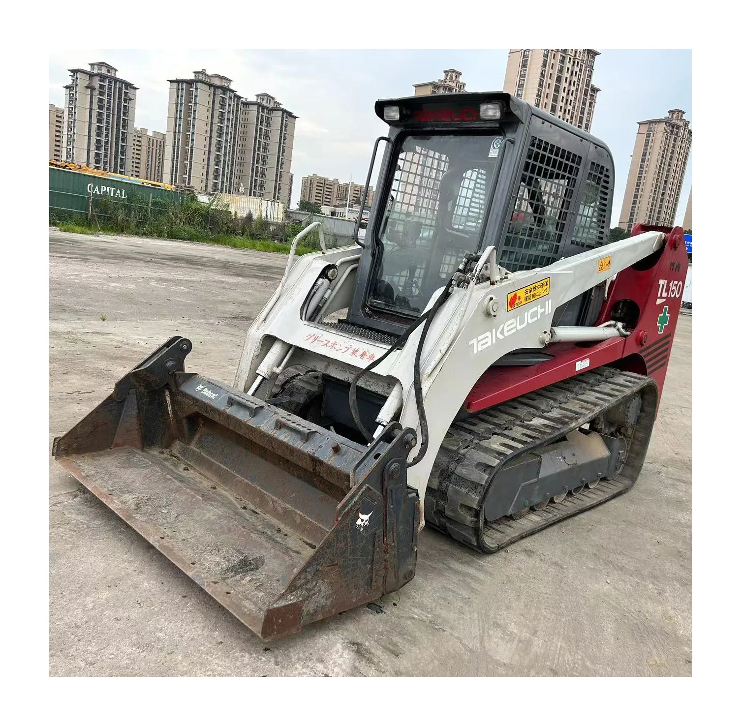 Used Original Japan Brand TAKEUCHI TL150 Track Skid Car  High-performance Small secondhand skid steer in good condition on sale