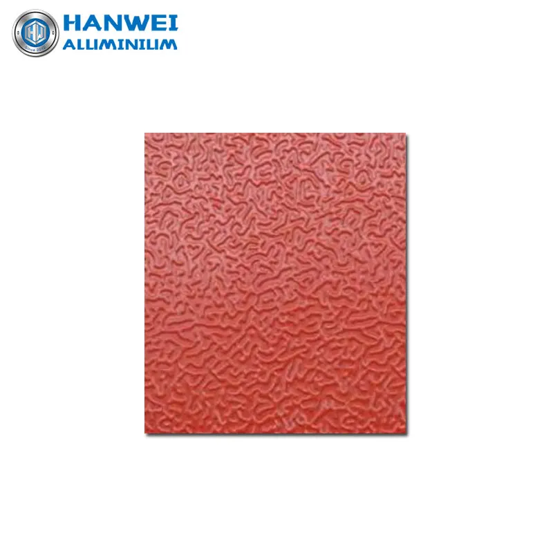 Customized Orange Peel Pattern Stucco Embossed Aluminum Sheet roll