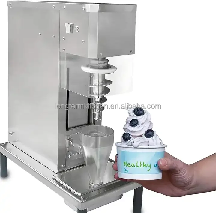 swirl freeze ice cream stirring machine vegan smoothie soft serve mixer fruit blending ice cream machine