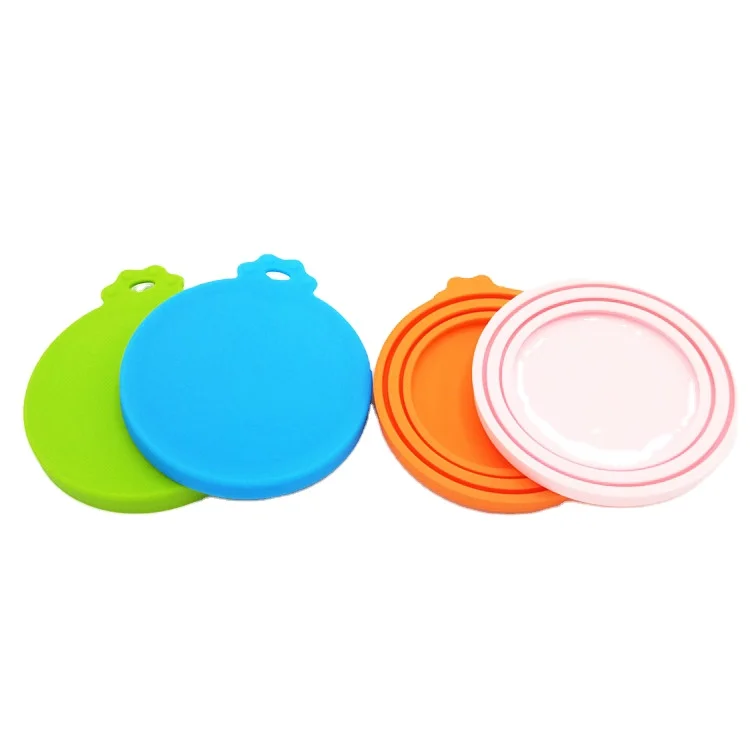 Food Grade Universal Durable Portable Silicone Pet Food Can Covers And Lids