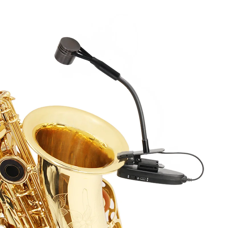 Large Capsule Strong Vibration damping construction Microphone for Saxophone/Brass/Trumpet