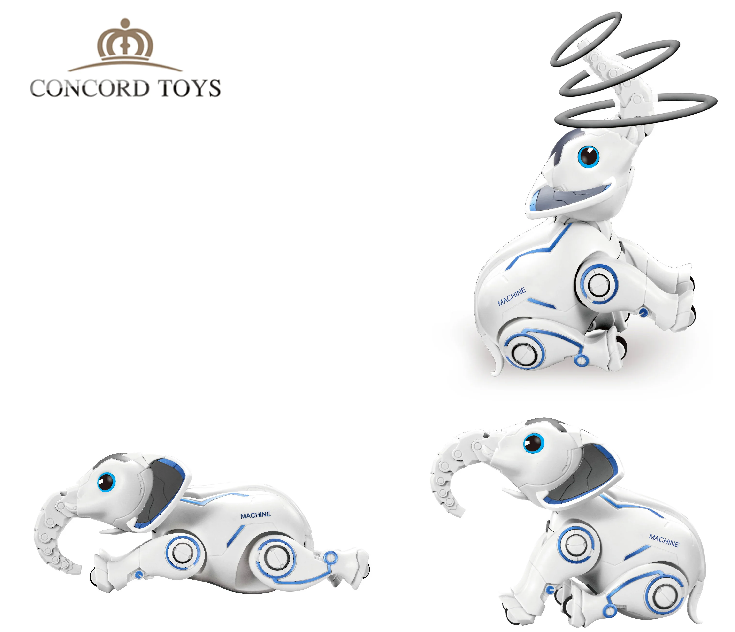 Newest Intelligent Programming Toy for Kids Remote Control Smart Elephant  Multifunctional Radio Control Toys Cartoon Animal Toy