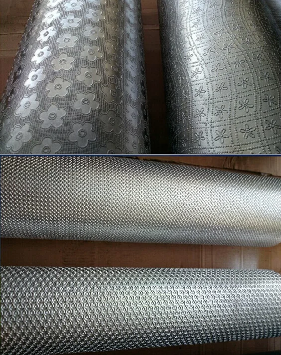 
customized exclusive beautiful pattern tissue paper machine steel embossing roller 