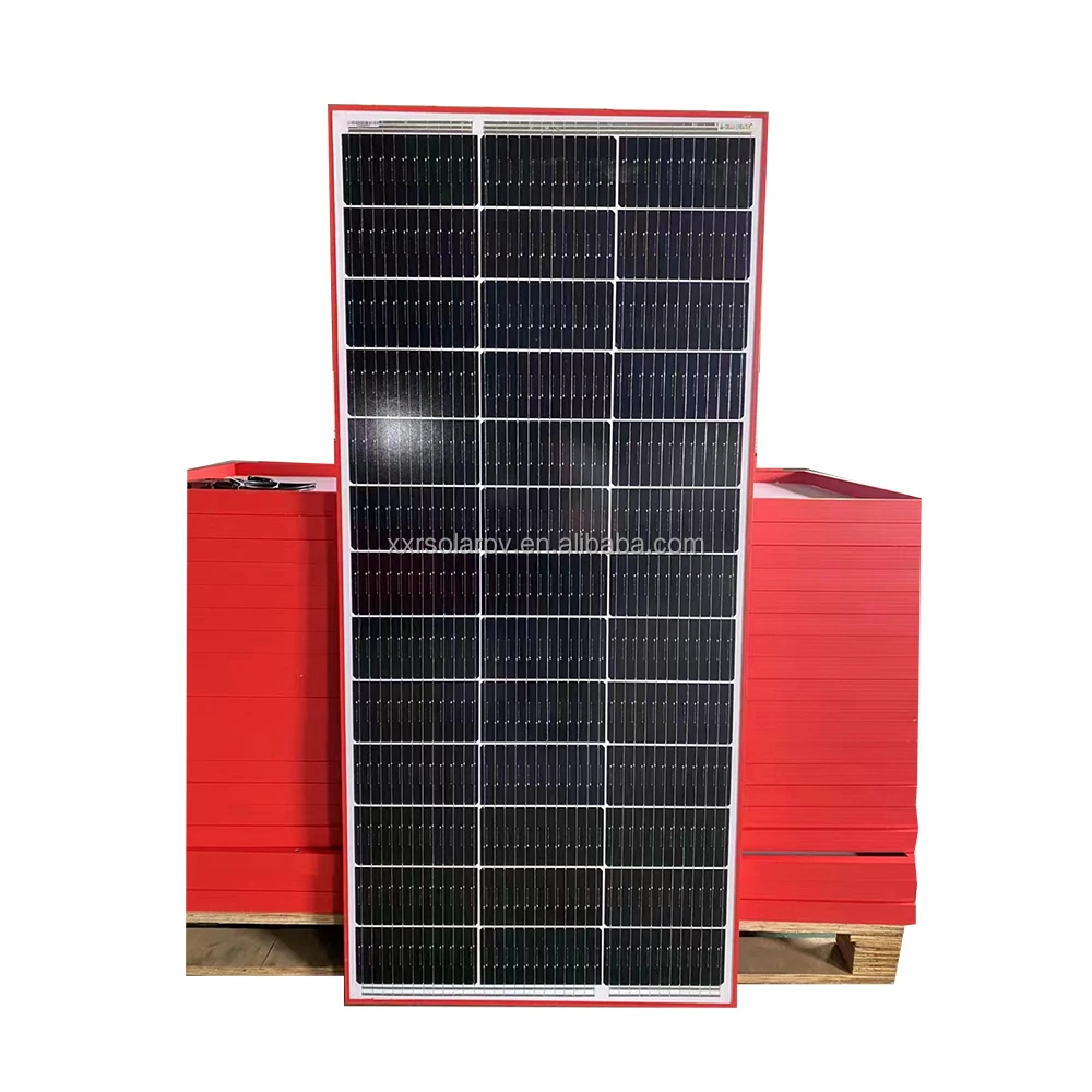 OEM Tempered Glass Solar Panel 180W 20v Photovoltaic Cell Half cut Solar Roof Tiles customized frame