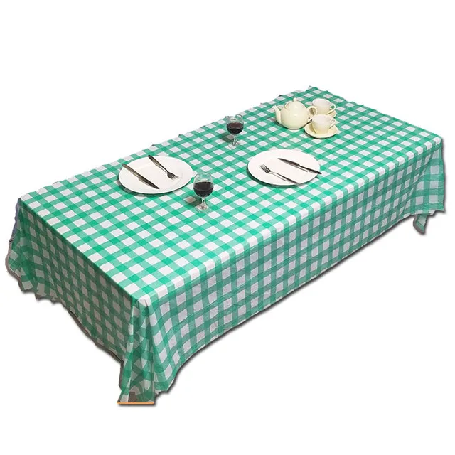 Rectangle Premium Black Gloden Tablecloth Plastic Table Cover Waterproof Disposable Tablecloths for Party