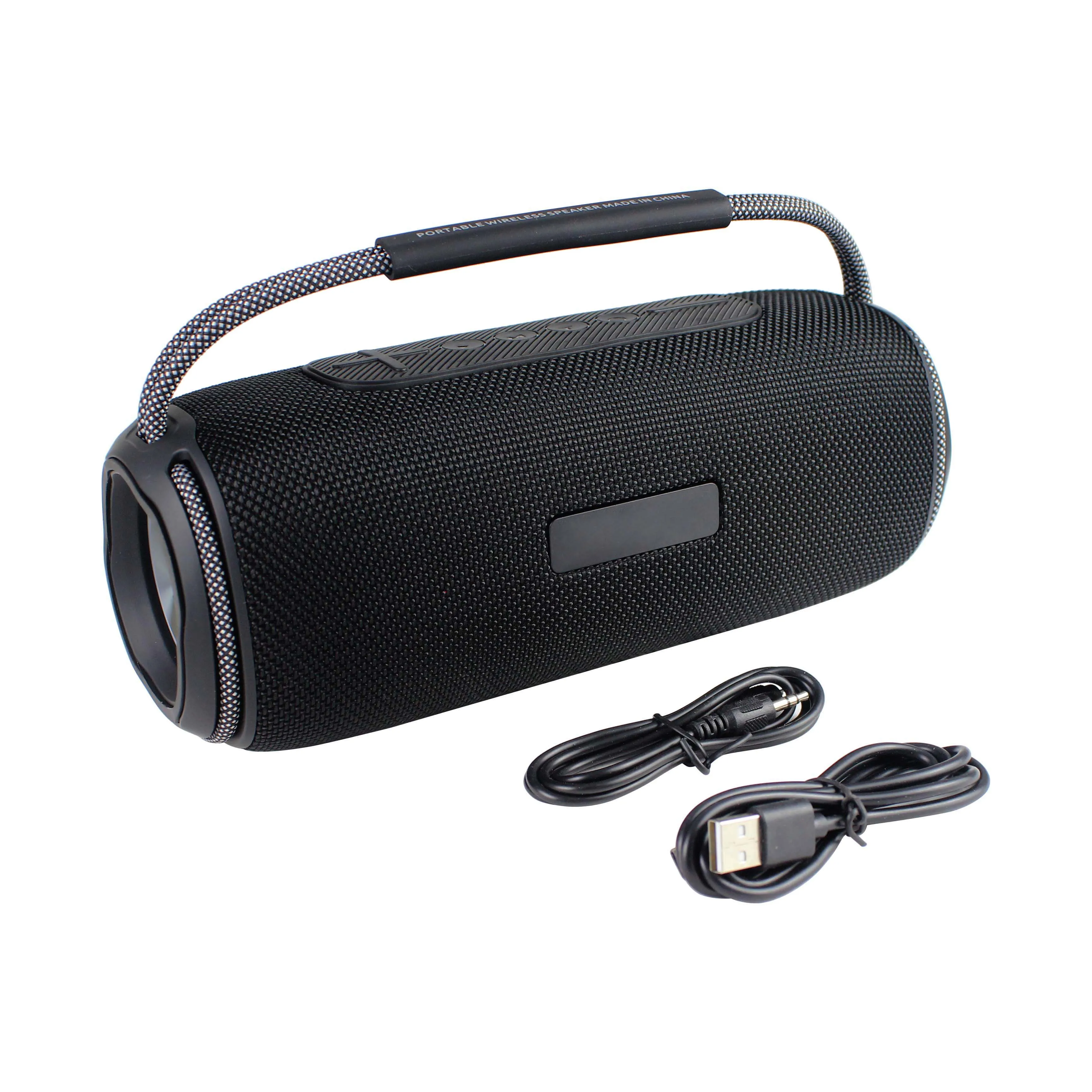 Outdoor Strap Speaker Stereo Bluetooth Colorful Led Tws Speaker