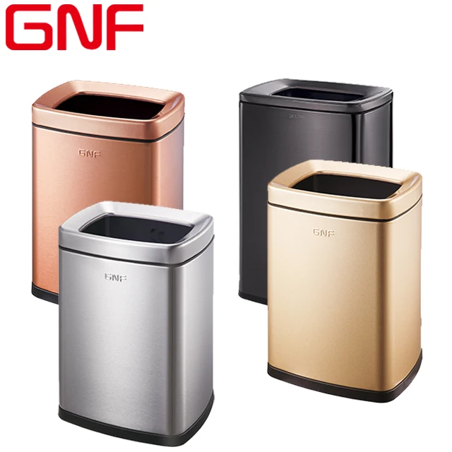 GNF plastic and stainless steel hotel 6L waste bin