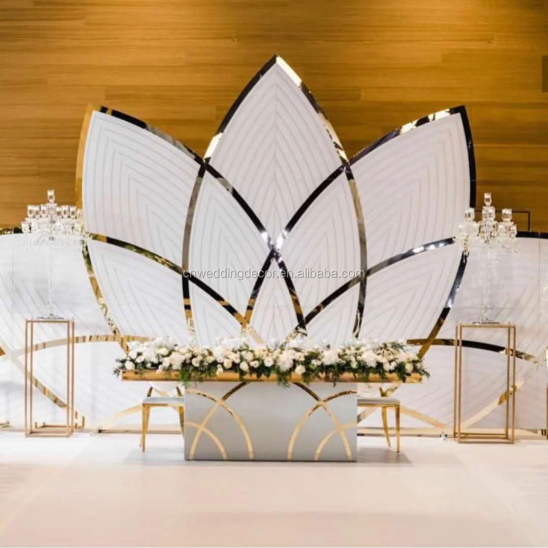 Акриловые фоны с изображением цветов для свадебного торжества