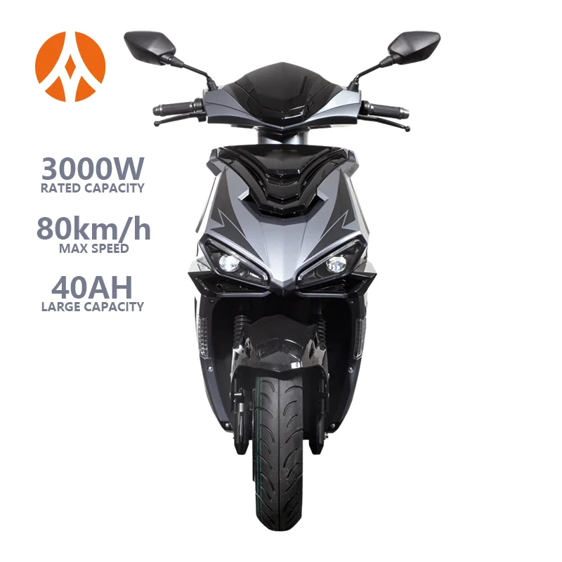 CCC Chinese Factory new big power 3000w adult electric scooter 72V electric bike electric motorcycle