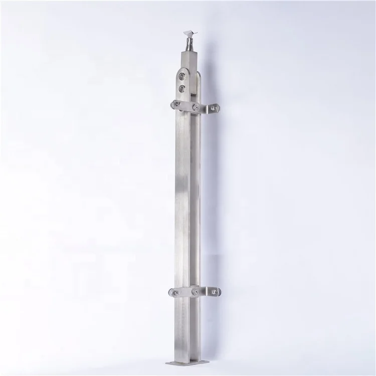 
Customized modern 304 stainless steel staircase shopping mall column interior railing wholesale 