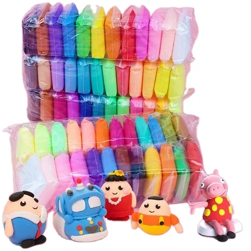 Воздушная сухая глина 12 цветов 24 цвета 36 цветов креативная Экологичная супер легкая глина мягкая гладкая