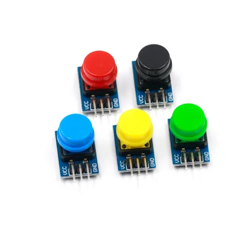 5pcs 12X12MM Big key module Big button module Light touch switch module with hat High level output or 3