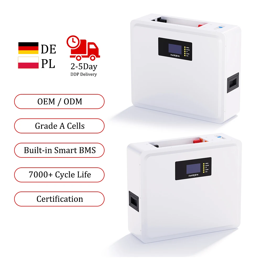 Wall Mounted Power Battery 51.2v 100ah 5kwh 10kwh Energy Storage Battery Lifepo4 Lithium Battery Electric Power Systems