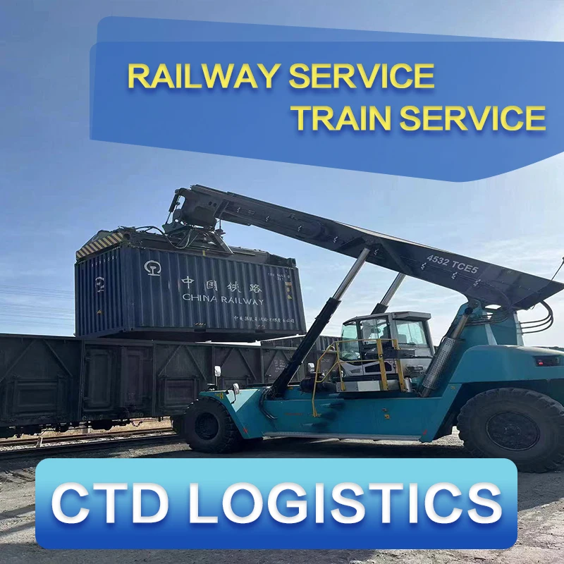 China Railway Shipping Freight Forwarder 20GP/40GP/40HQ FCL LCL Train Shipping To ashgabat/Turkmenistan Dushanbe/Tajikistan