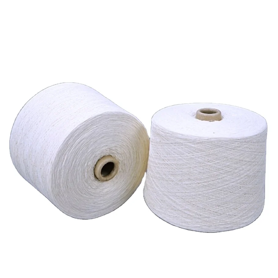 Wholesale 100% Cotton Yarn Milk Cotton Yarn 4 PLY 5 PLY Blended Knitting Yarn