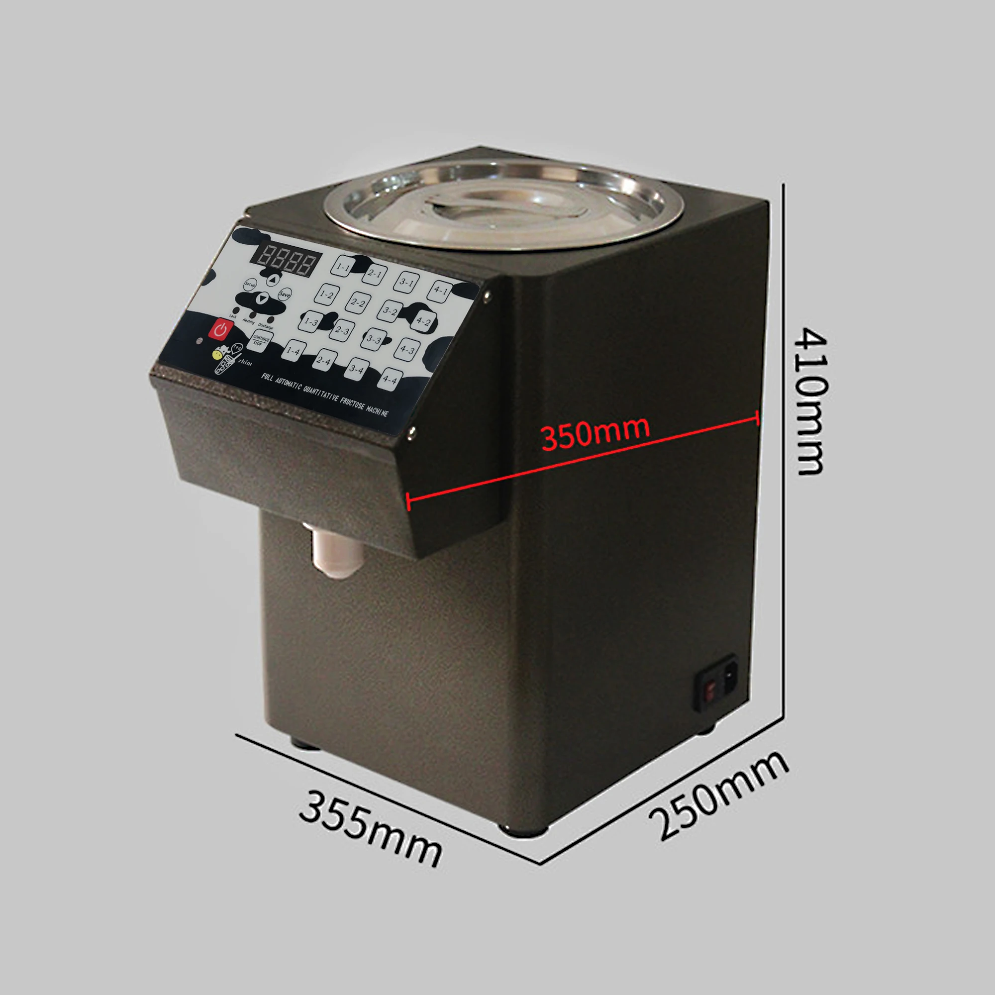 Bubble Fructose Aid Tea Equipment Sugar syrup Dispenser Fructose Quantitative Machine fructose dispenser machine