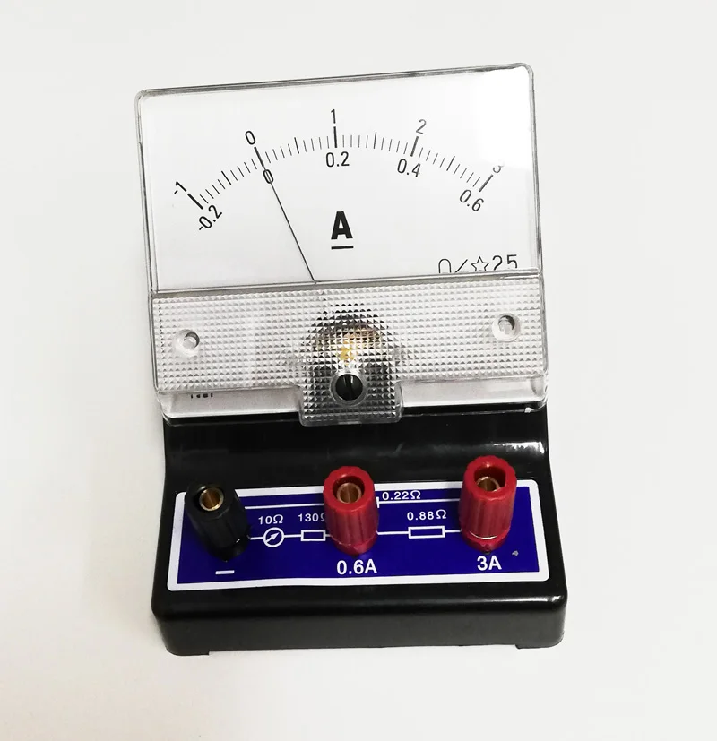 Gelsonlab HSPE-058A   DC 0-0.6A-3A Analog Ac Ammeter Ampere meter for  teaching use