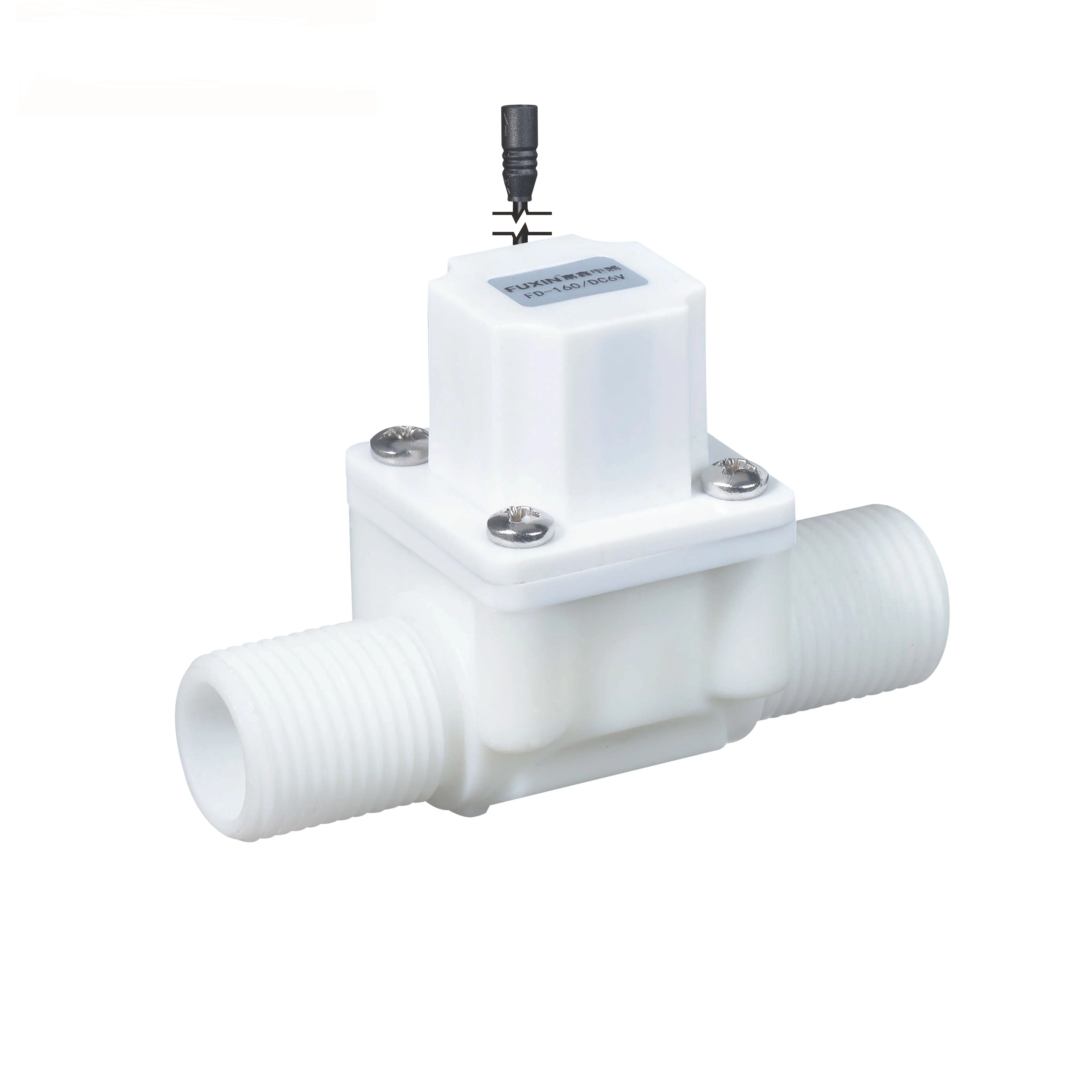 FD-160SPC Plastic Sensor Faucet Tap Water Solenoid Valve 1/2 DC6V With Waterhammer Proof