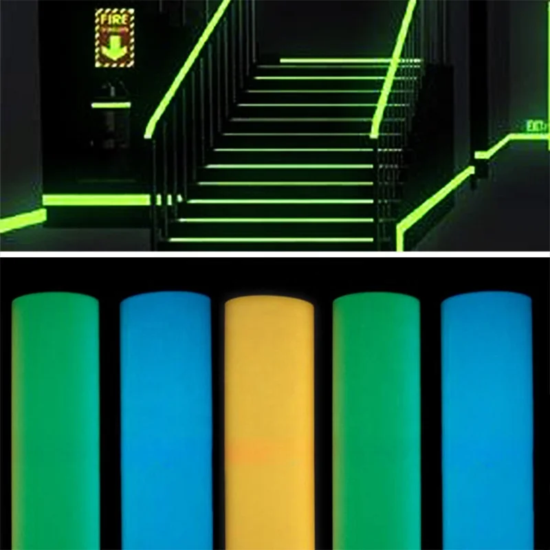 DERFLEX Easy to cut Pvc luminous Film Glowing Luminous Glow In The Dark At Night vinyl roll