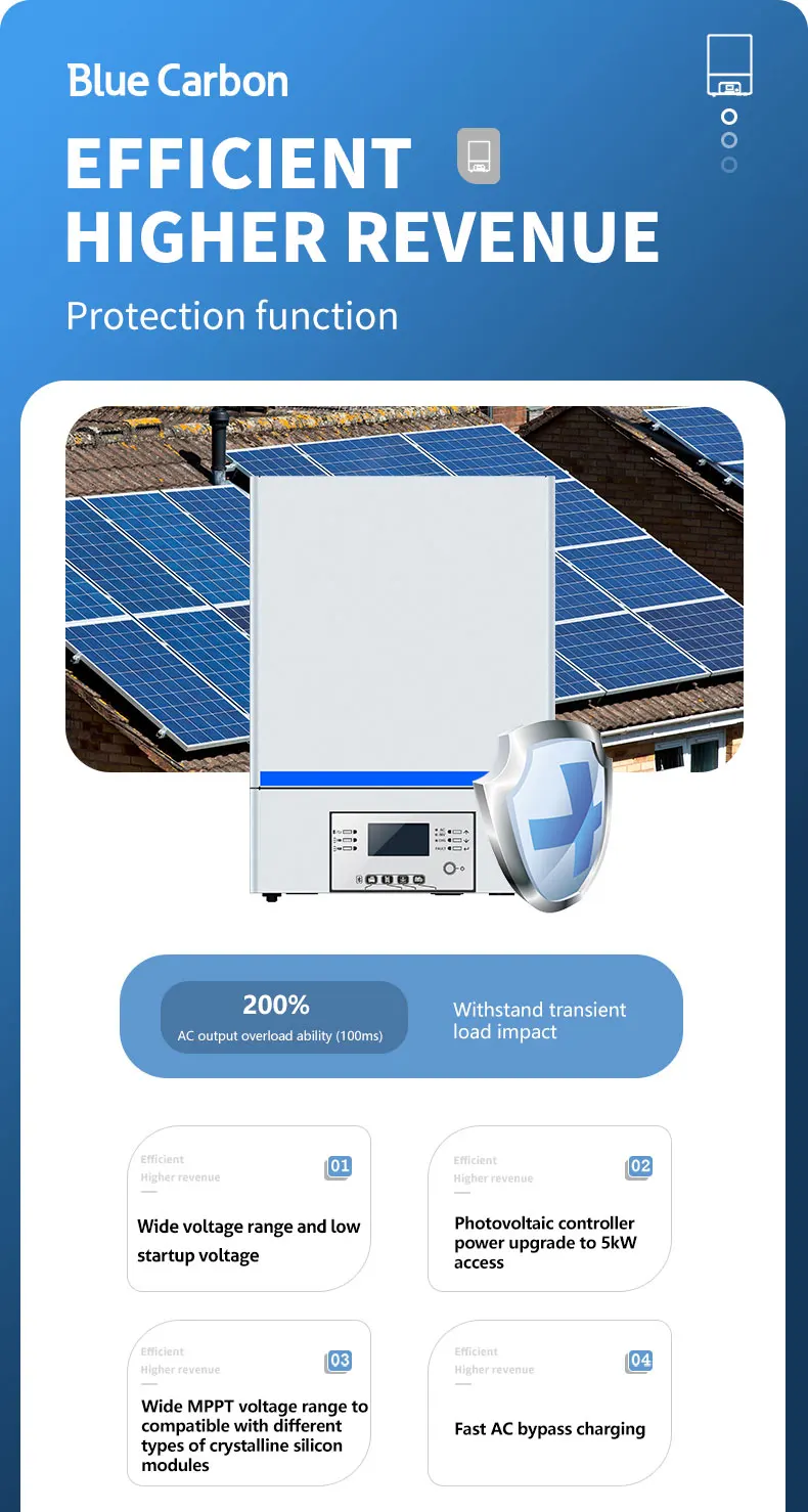 mppt solar charge controller high quality hot selling 48V manufactory china Cost-effective for LifePO4 battery system wholesale