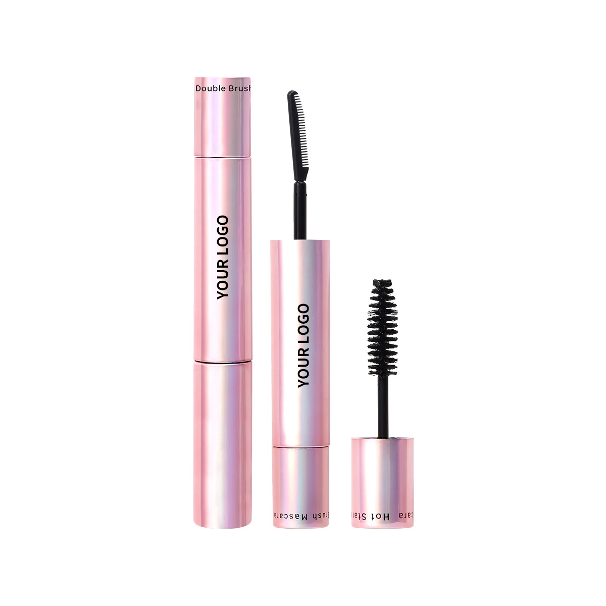 Wholesale Curling Mascara Waterproof Lash Extension Mascara Long-Lasting 2 in 1 Mascara