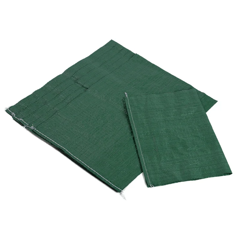Green Polypropylene Lamination Plastic Pp Woven Bag Waterproof Plastic Woven Bags