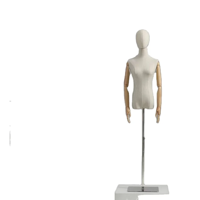 Магазин одежды, трендовая брендовая модель тела, реквизит, Женская деревянная подставка для тела, Свадебный манекен, демонстрационная подставка