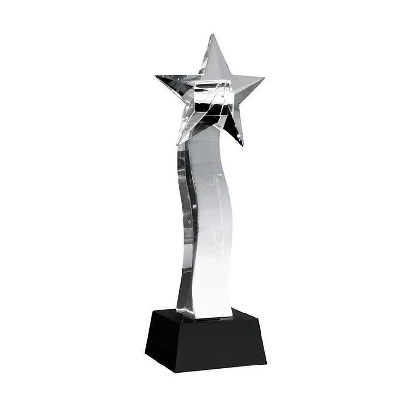 Hot Selling Unique Design Crystal Star Shape Wrestling Trophy Cup for Souvenir Gift