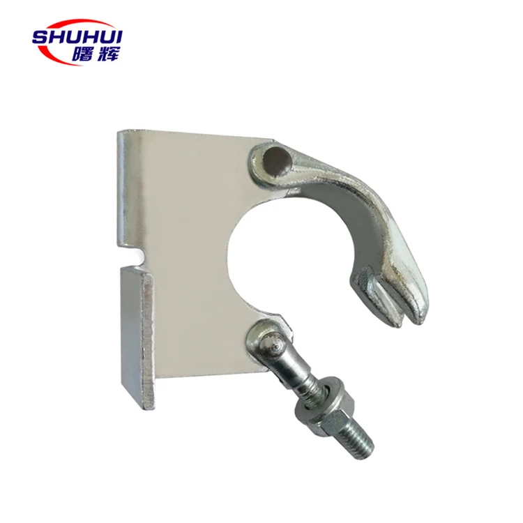 Board retaining scaffolding coupler