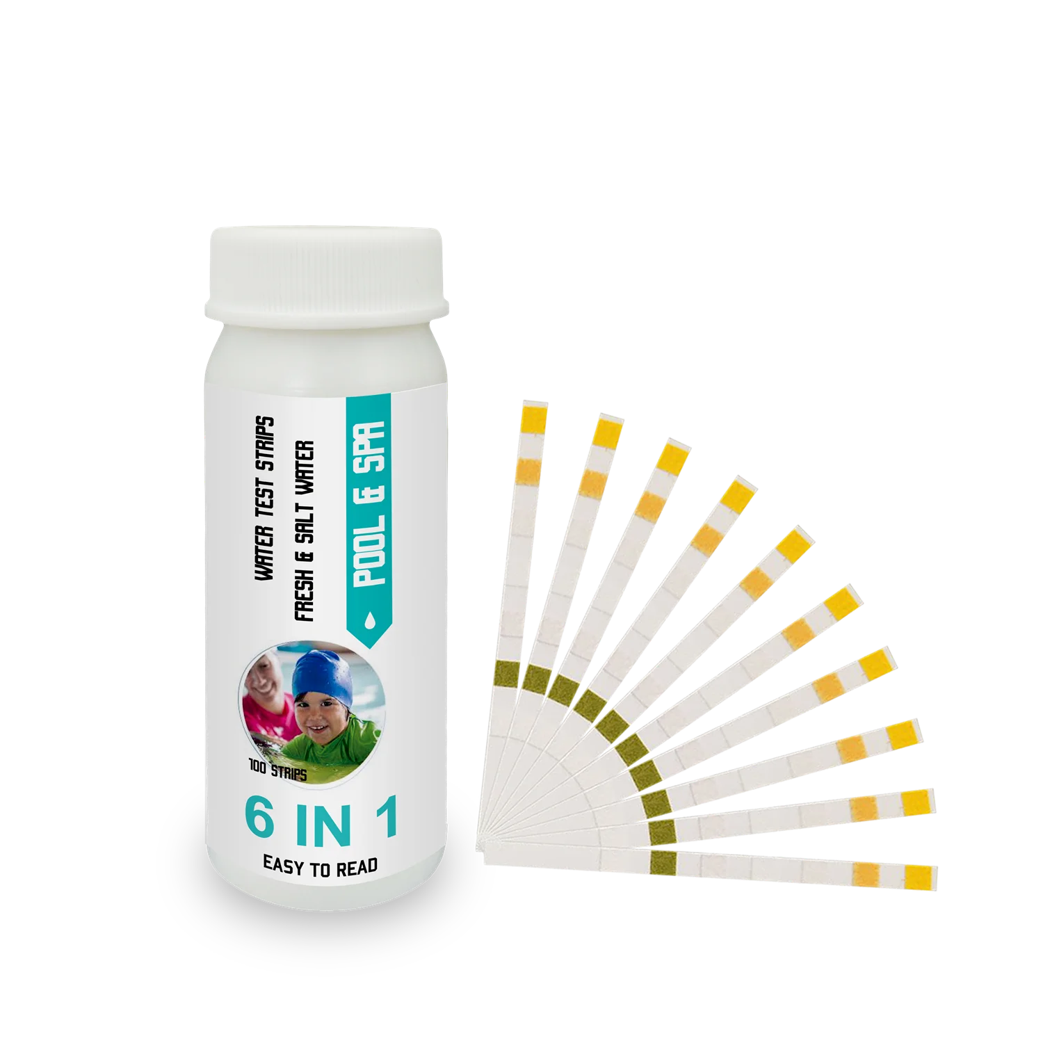 Производитель бассейн спа-ванна 6 в 1 воды тест-полоски для Твердость брома pH