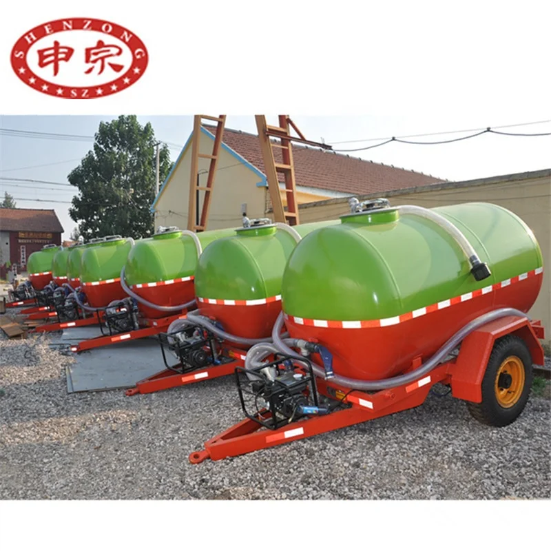 3500 liter agriculture farm transport water tank trailer