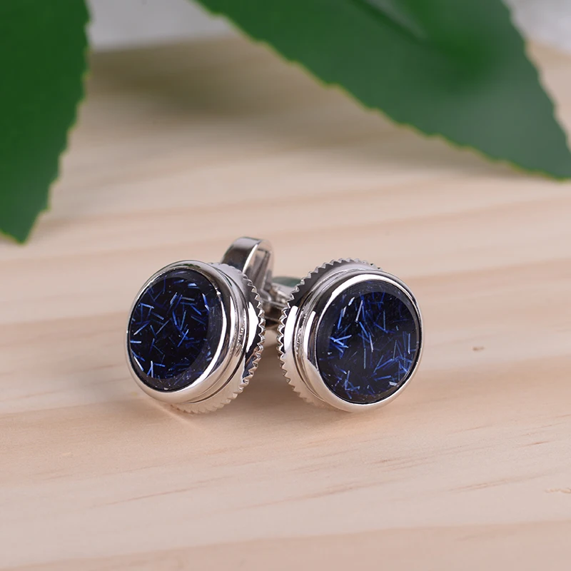 Акриловые Синие запонки