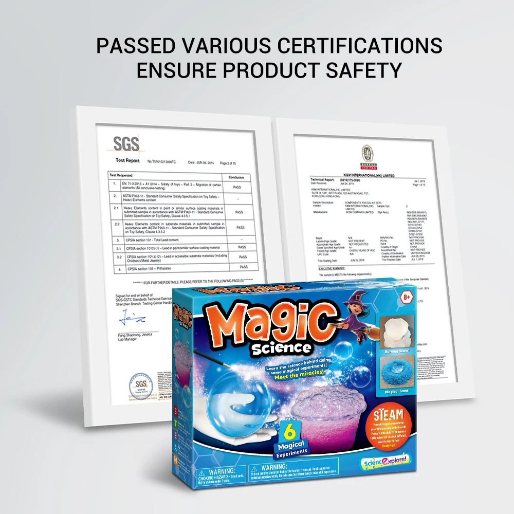 byNCCeh science school experiment toys explore STEM magic science experiment toy kids kit educational games for children