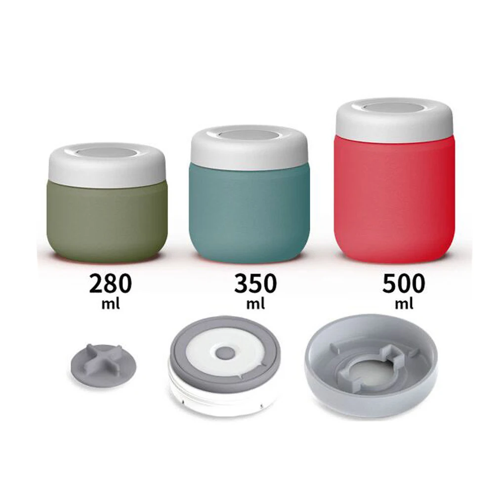 Vacuum Insulated Thermal  Food Container Grade Stainless Steel Lunch Box High Quality for Adults and Kids