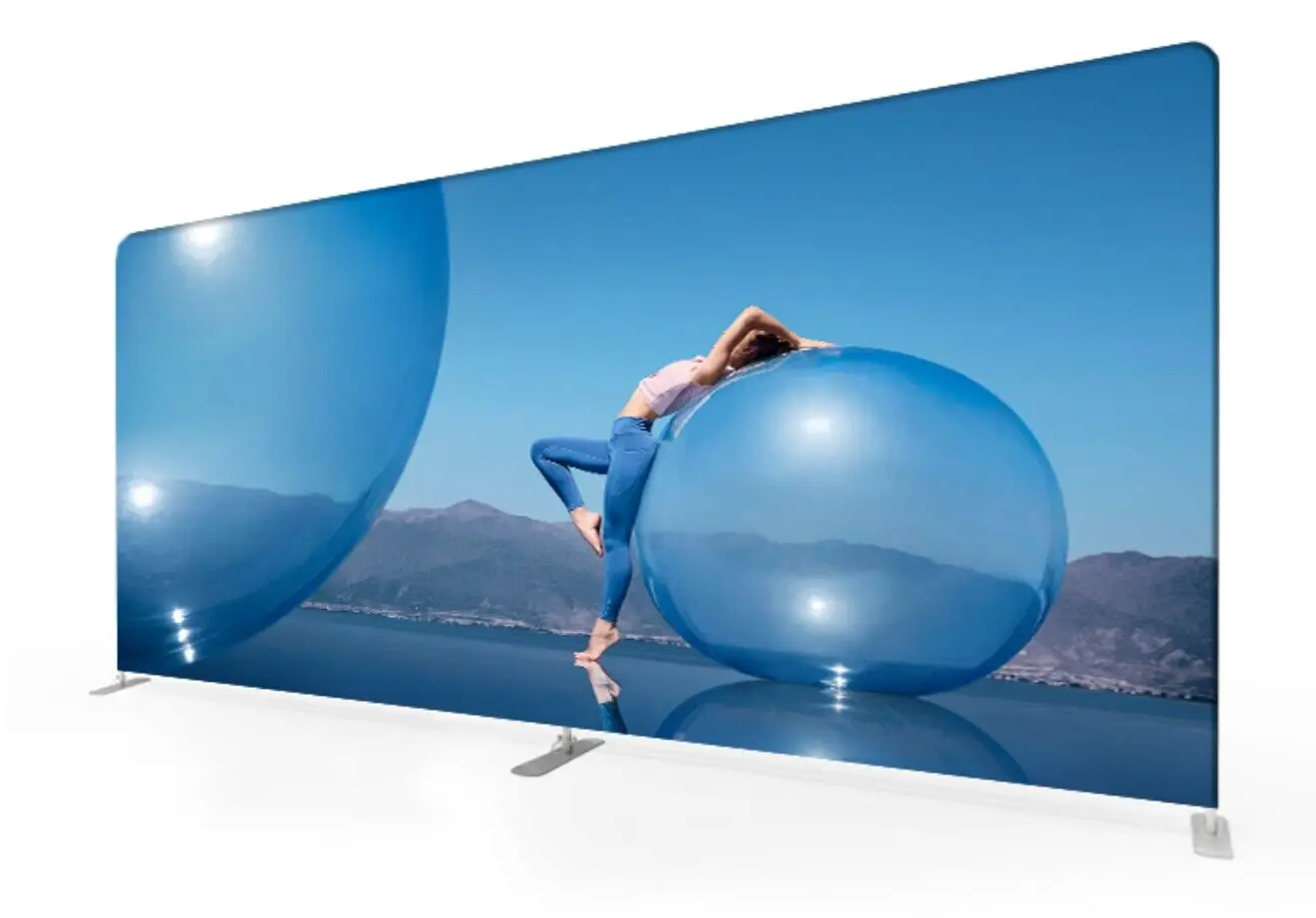 2025 Hot Style TE-28C-FME1008 Model Portable Trade Show Displays 10X8ft Trade Show Exhibition Booth With Shelves For Advertision