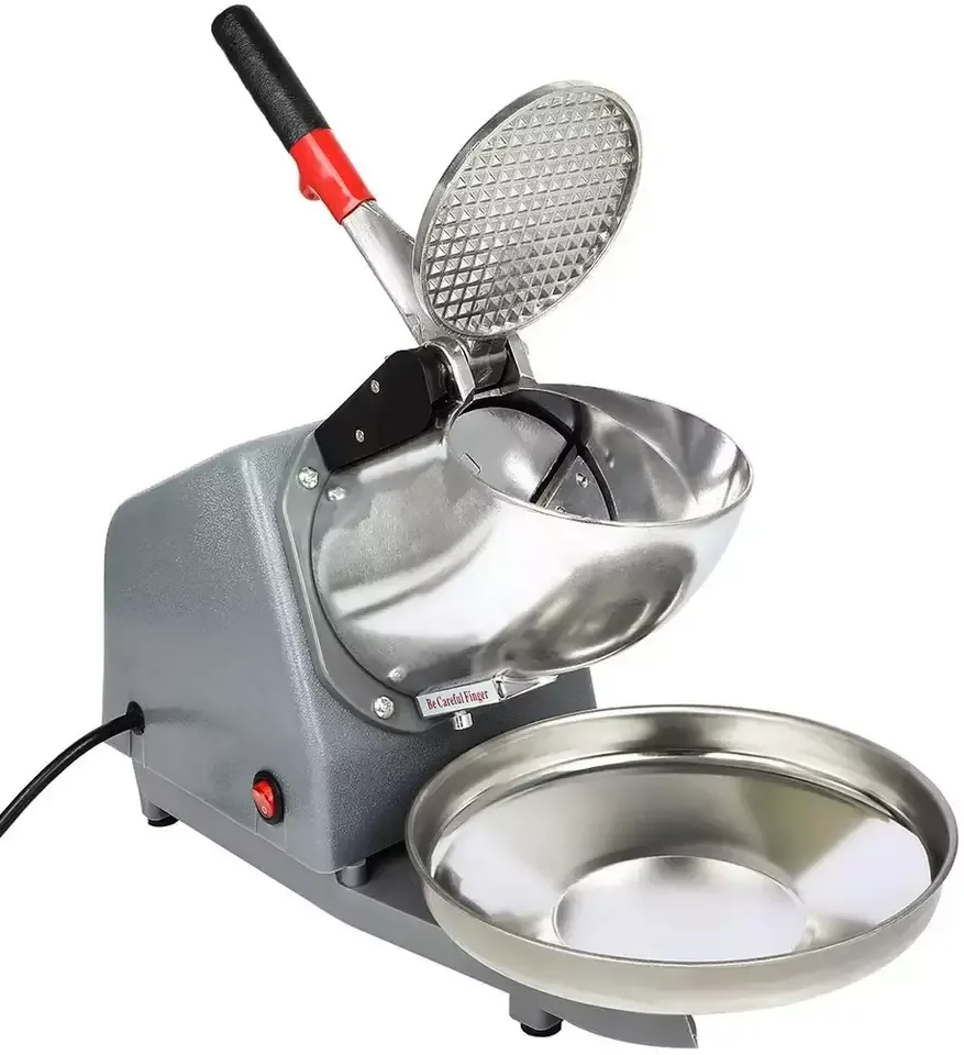 A109 Aluminum Shell 65Kg/H Stainless Steel Mini Ice Smashing Electric Ice Crushers & Shavers Snow Cone Machine