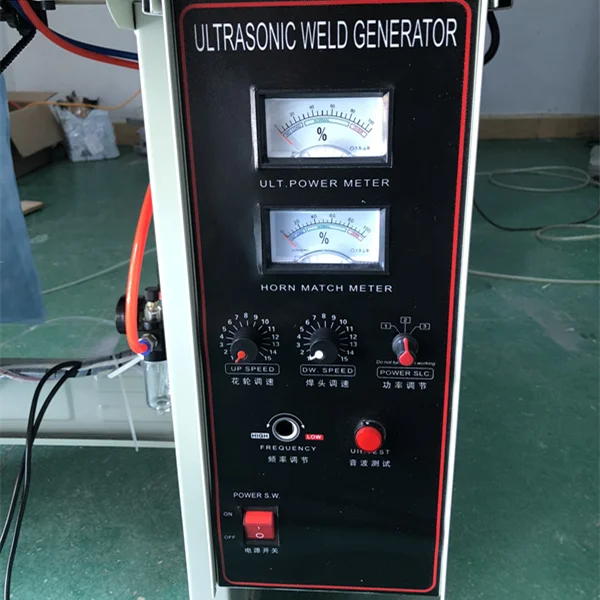 20 кГц 1500W Sonic зубная щётка Сварка ультразвуковая Нетканая ткань швейная машина для хирургические халаты