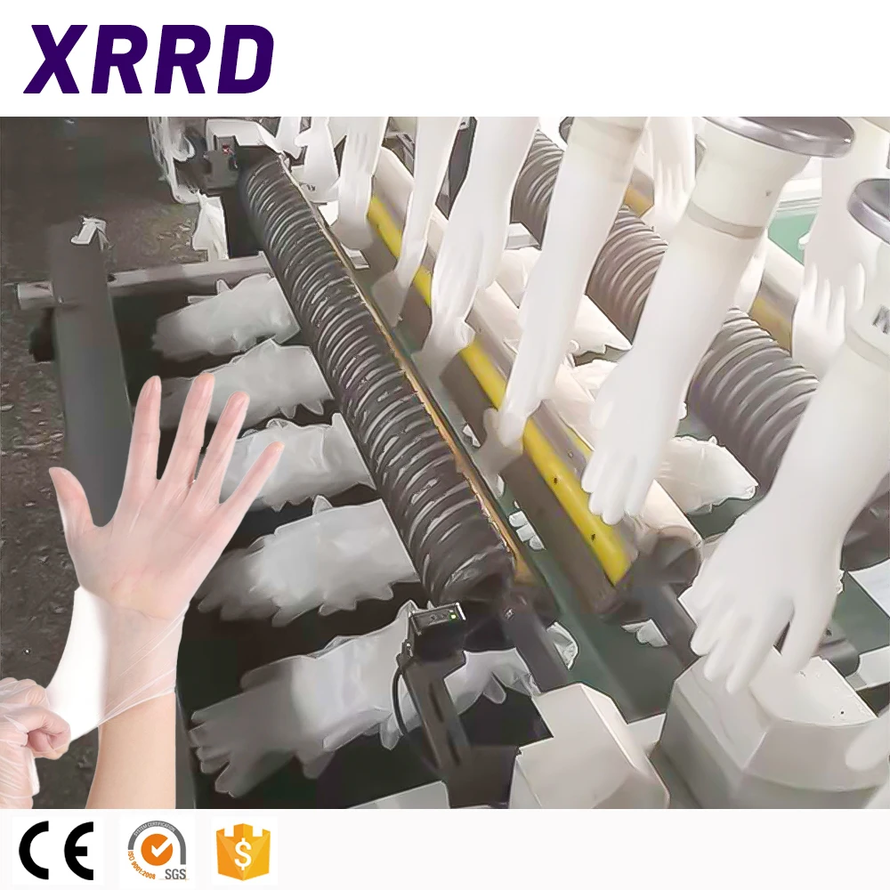 Fully Automatic Latex Nitrile Gloves Equipment Making Machine Production Line