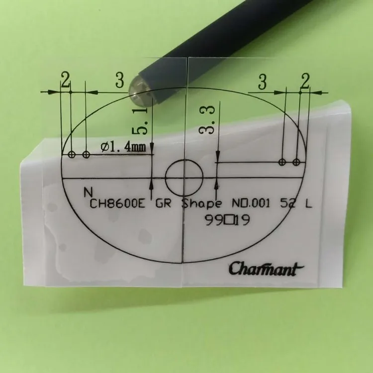 Clear Static Cling Decals Removable Glasses print UV protection static label sticker