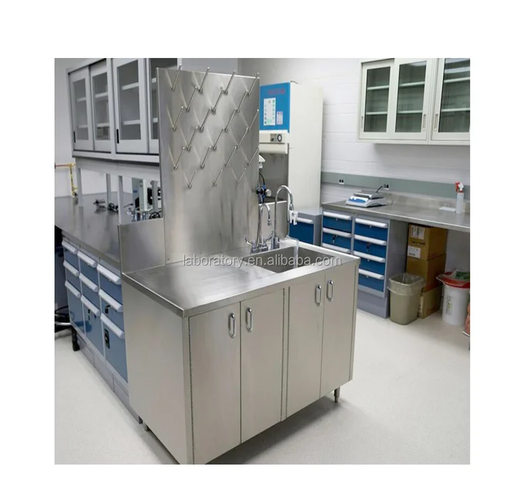 School laboratory Furniture Lab Stainless Steel Work  Table