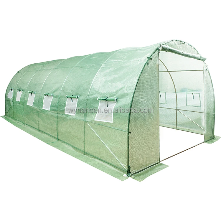 6x3x2m Good Quality Plastic winter Outdoor polytunnel greenhouse home used greenhouse for vegetables Wholesale grow tents