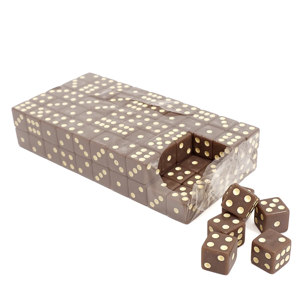 Factory professional custom Round corner regular or game dice coloured D6 polytope 16mm acrylic dice